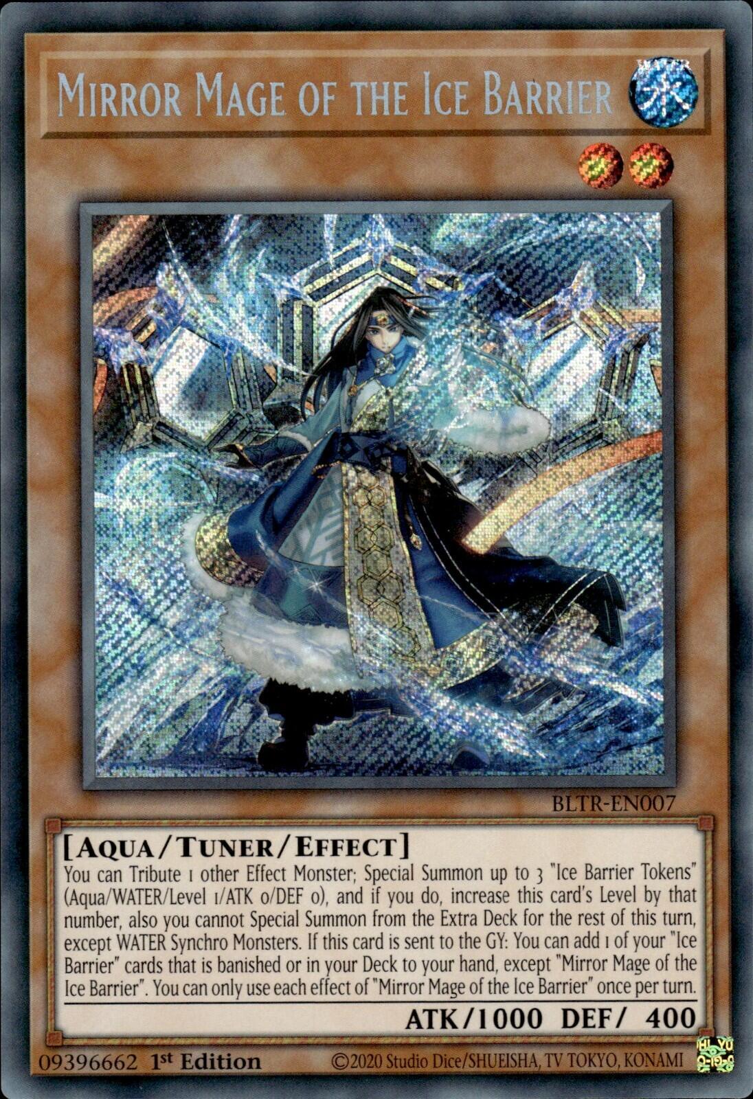 Mirror Mage of the Ice Barrier [BLTR-EN007] Secret Rare | Mega City Incorporated