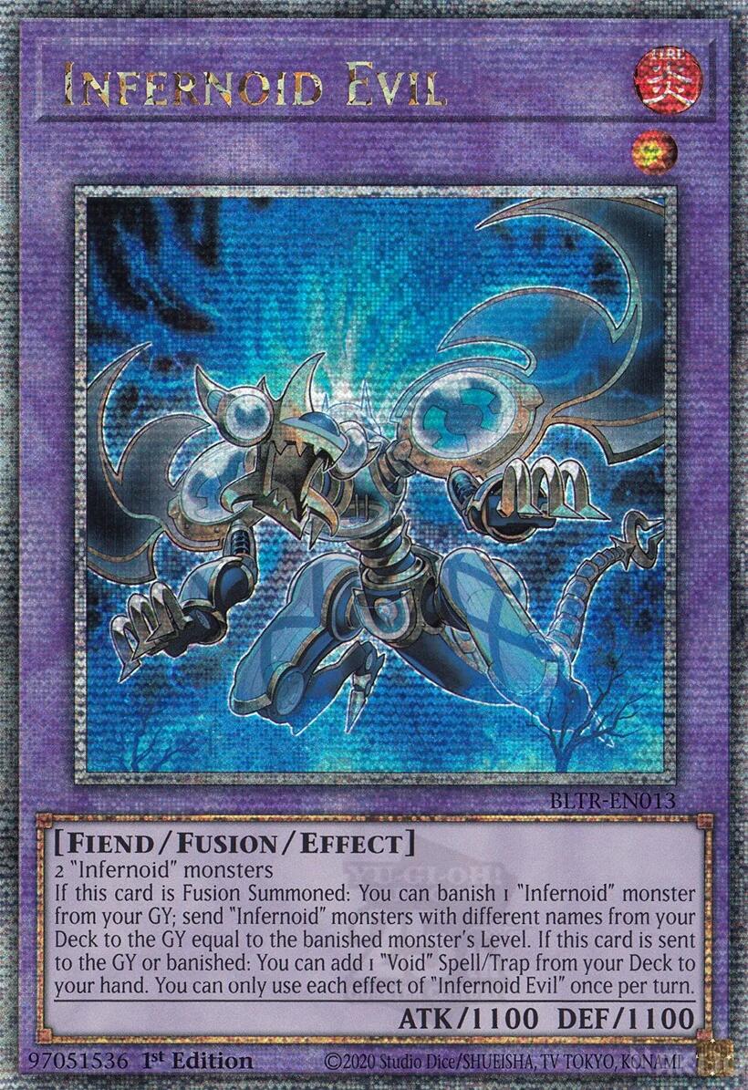 Infernoid Evil (Quarter Century Secret Rare) [BLTR-EN013] Quarter Century Secret Rare | Mega City Incorporated