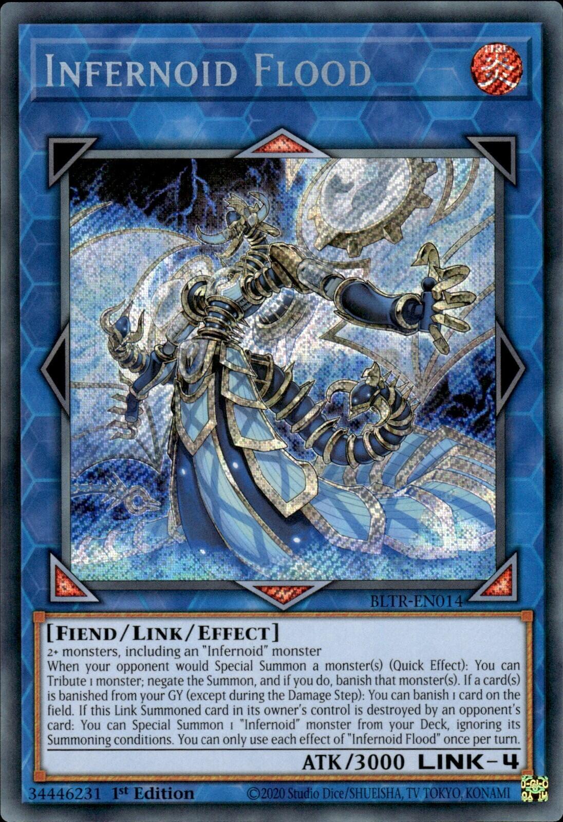 Infernoid Flood [BLTR-EN014] Secret Rare | Mega City Incorporated