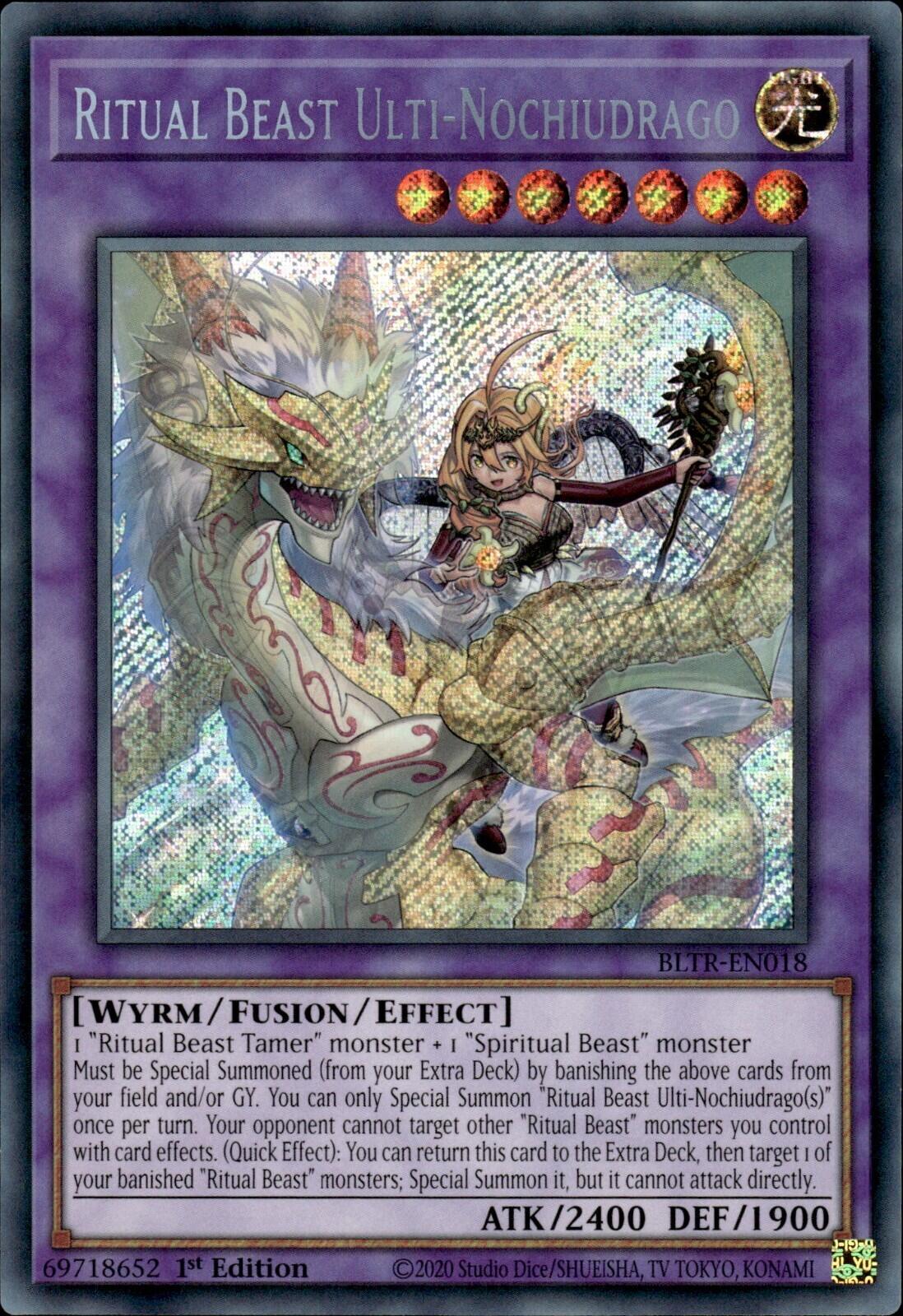 Ritual Beast Ulti-Nochiudrago [BLTR-EN018] Secret Rare | Mega City Incorporated