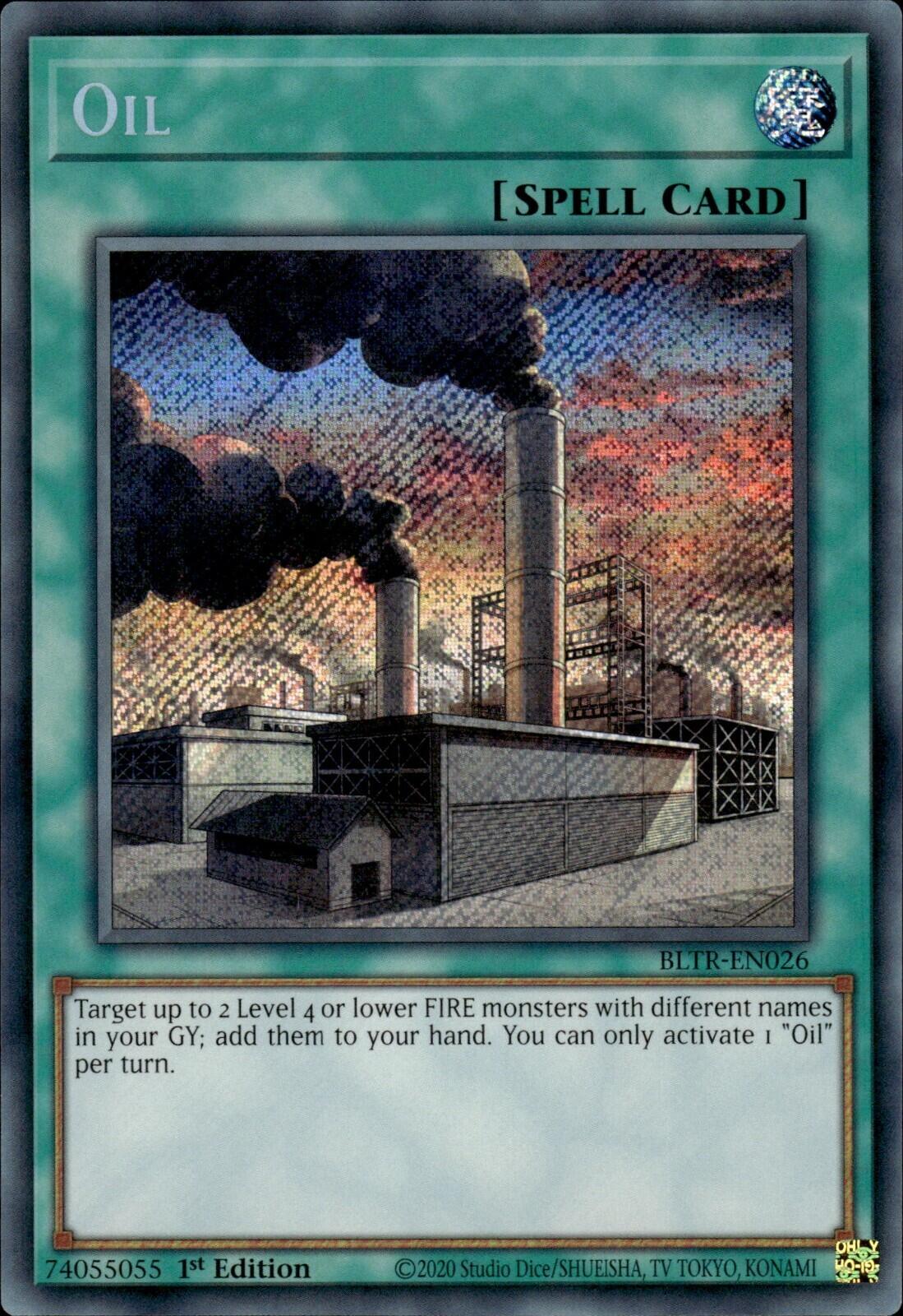 Oil [BLTR-EN026] Secret Rare | Mega City Incorporated