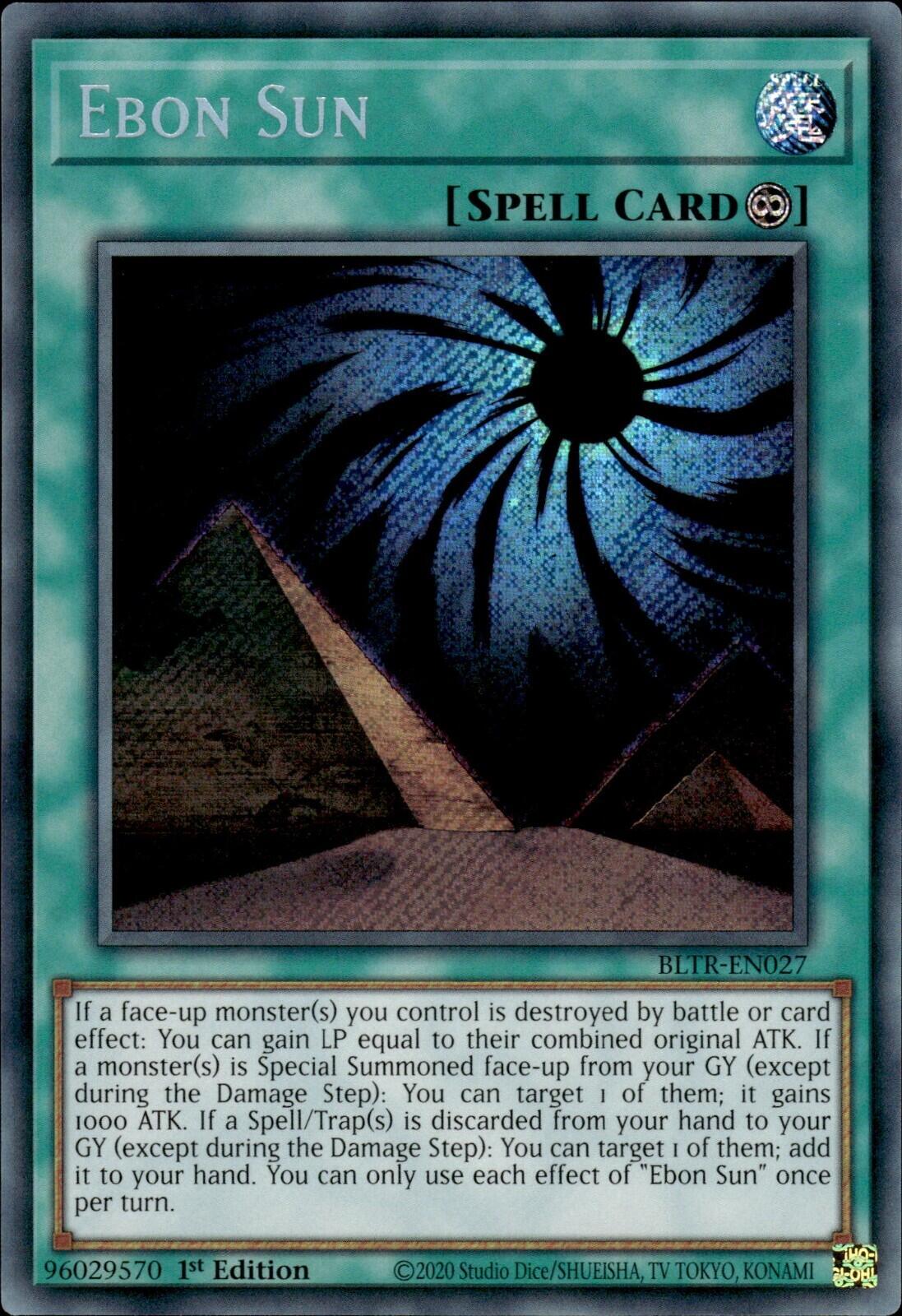 Ebon Sun [BLTR-EN027] Secret Rare | Mega City Incorporated