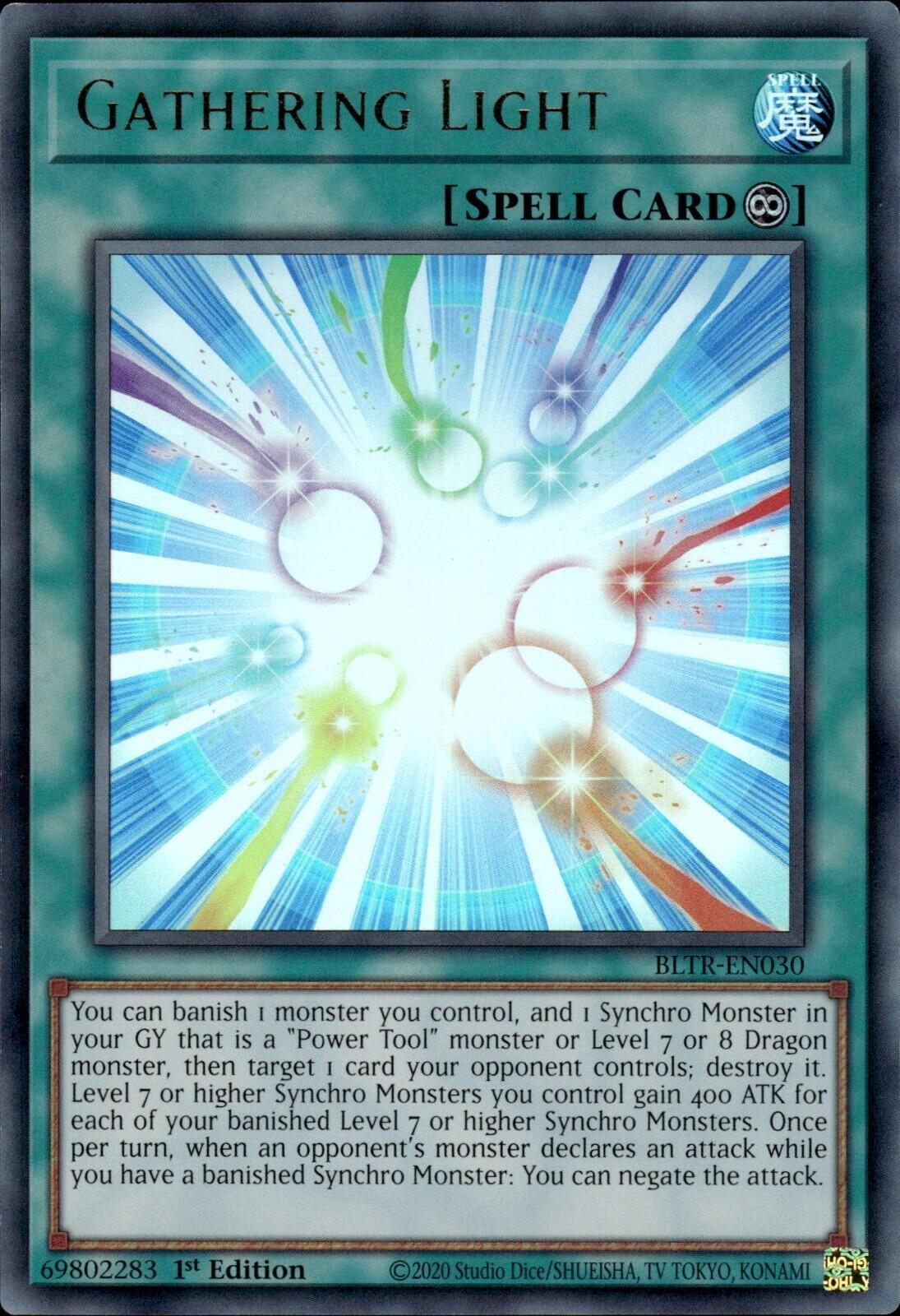 Gathering Light [BLTR-EN030] Ultra Rare | Mega City Incorporated