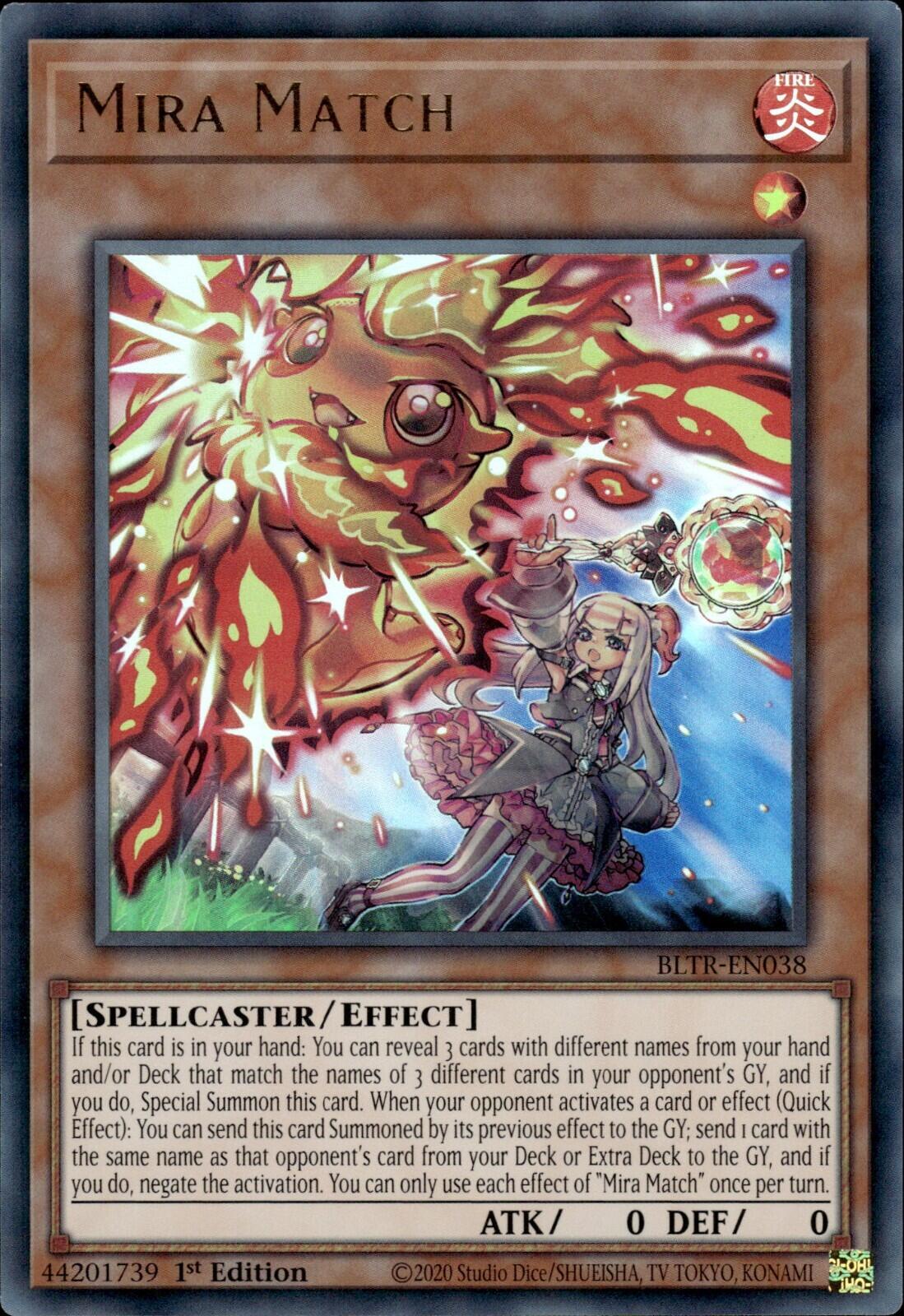 Mira Match [BLTR-EN038] Ultra Rare | Mega City Incorporated