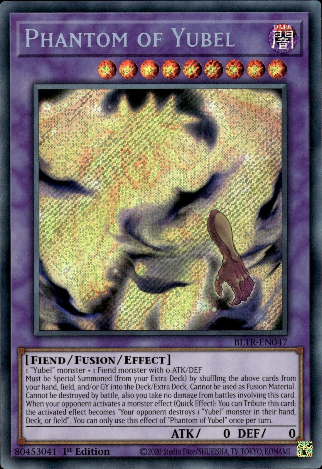 Phantom of Yubel [BLTR-EN047] Secret Rare | Mega City Incorporated