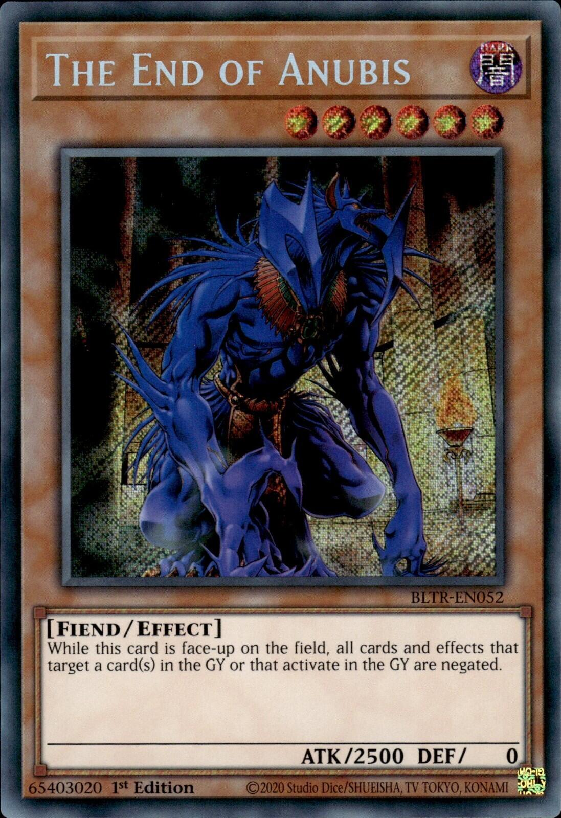 The End of Anubis [BLTR-EN052] Secret Rare | Mega City Incorporated