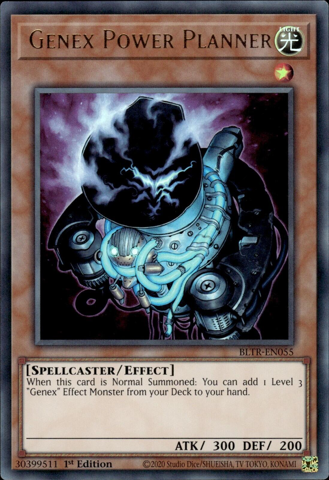 Genex Power Planner [BLTR-EN055] Ultra Rare | Mega City Incorporated