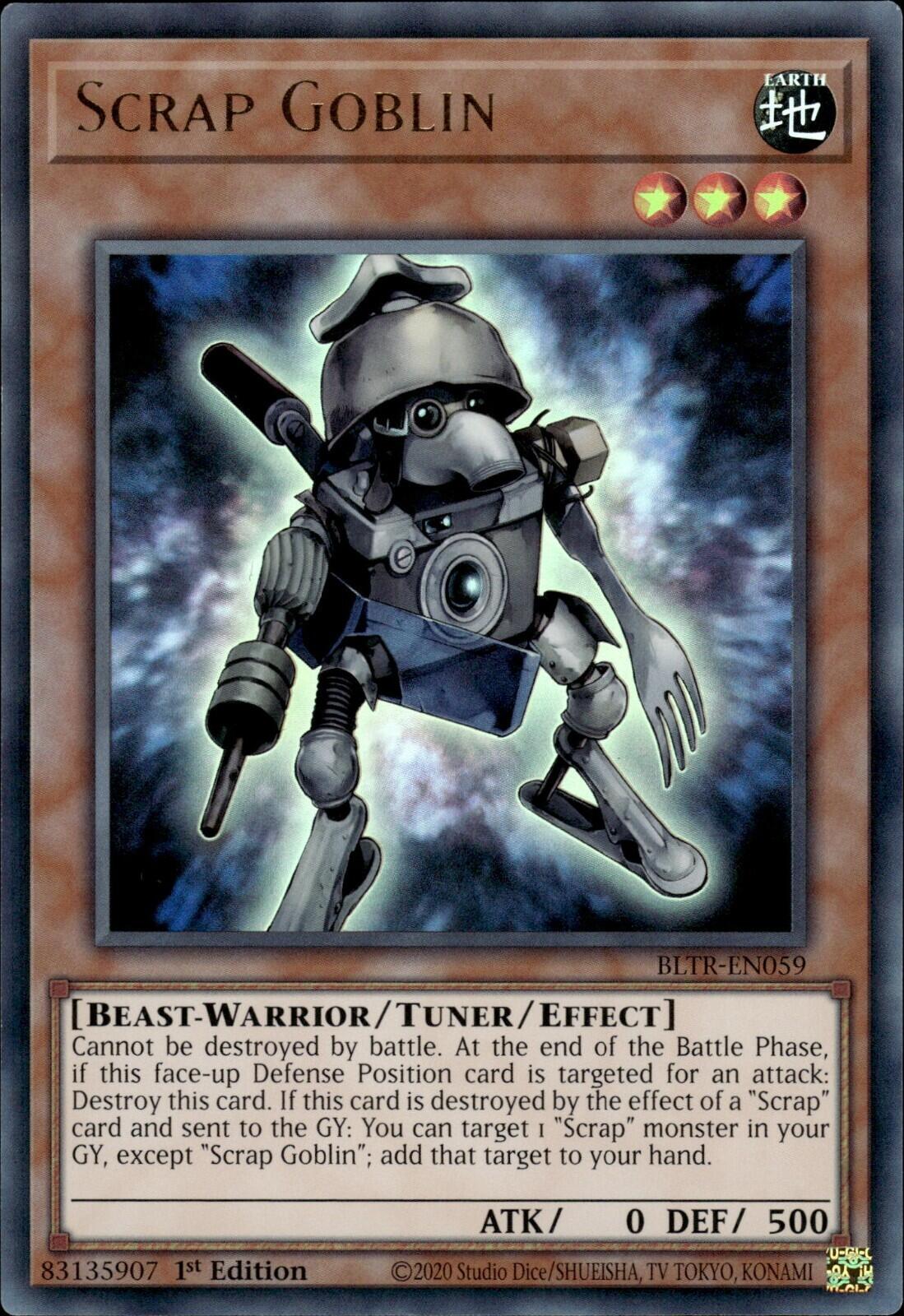 Scrap Goblin [BLTR-EN059] Ultra Rare | Mega City Incorporated