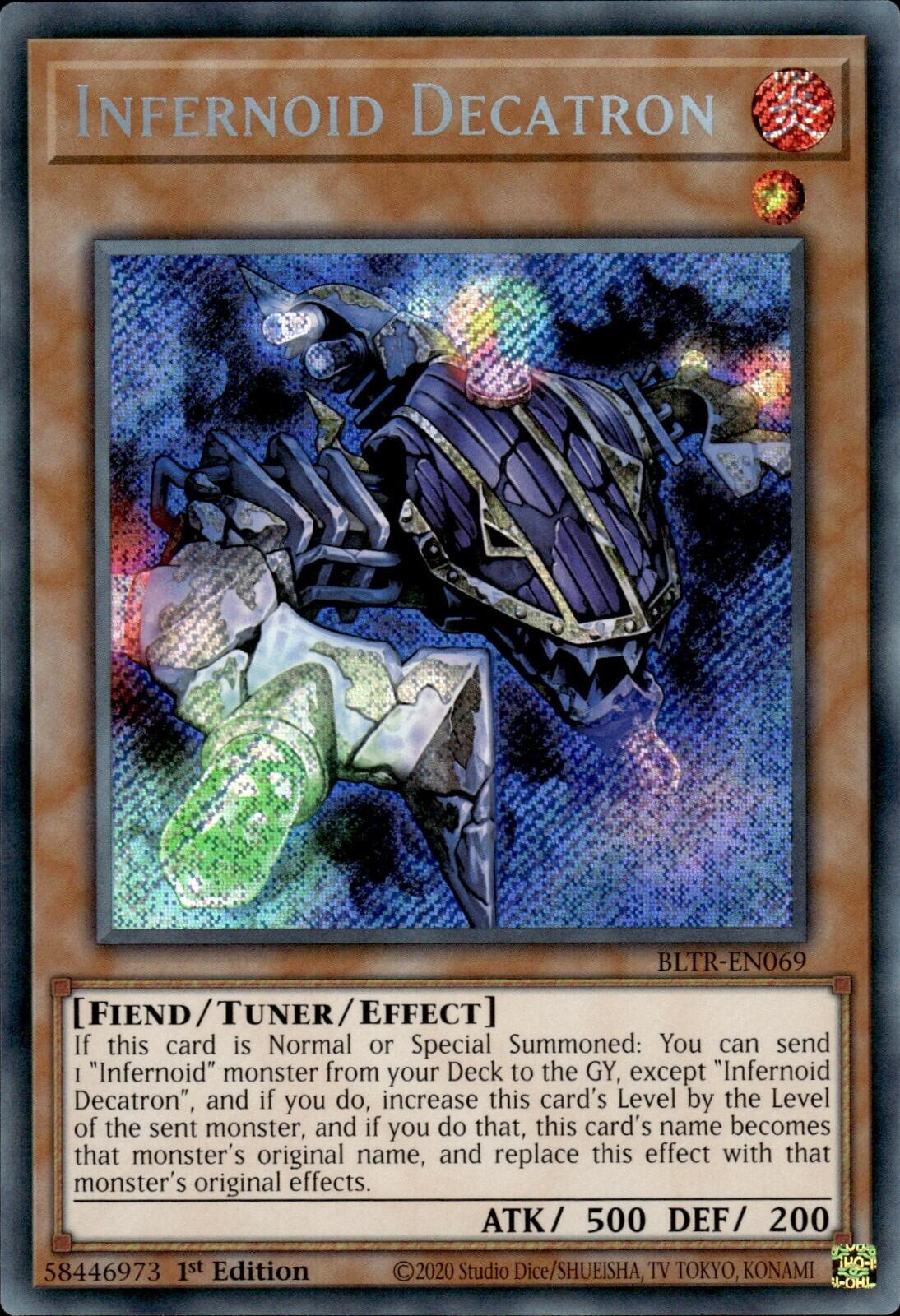 Infernoid Decatron [BLTR-EN069] Secret Rare | Mega City Incorporated