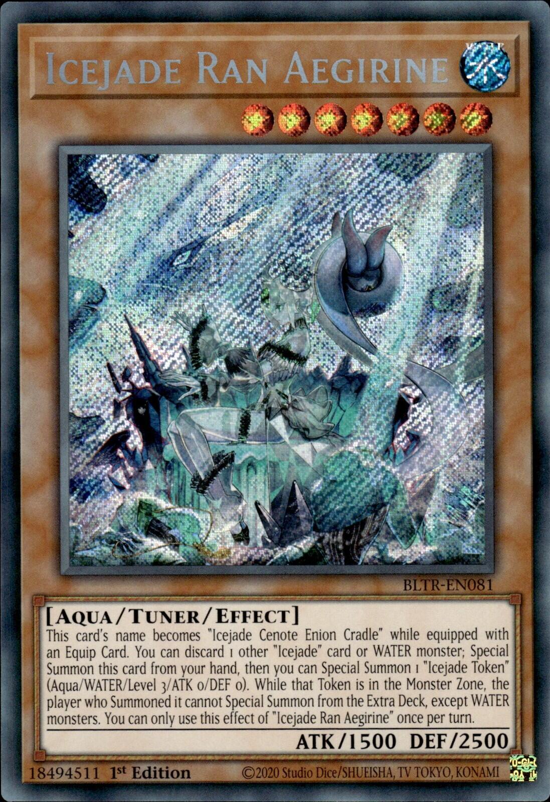 Icejade Ran Aegirine [BLTR-EN081] Secret Rare | Mega City Incorporated