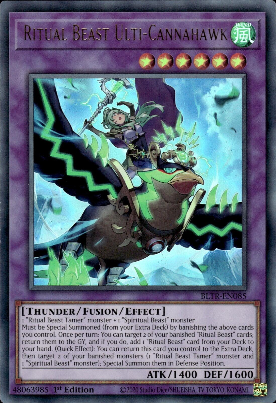 Ritual Beast Ulti-Cannahawk (Alternate Art) [BLTR-EN085] Ultra Rare | Mega City Incorporated