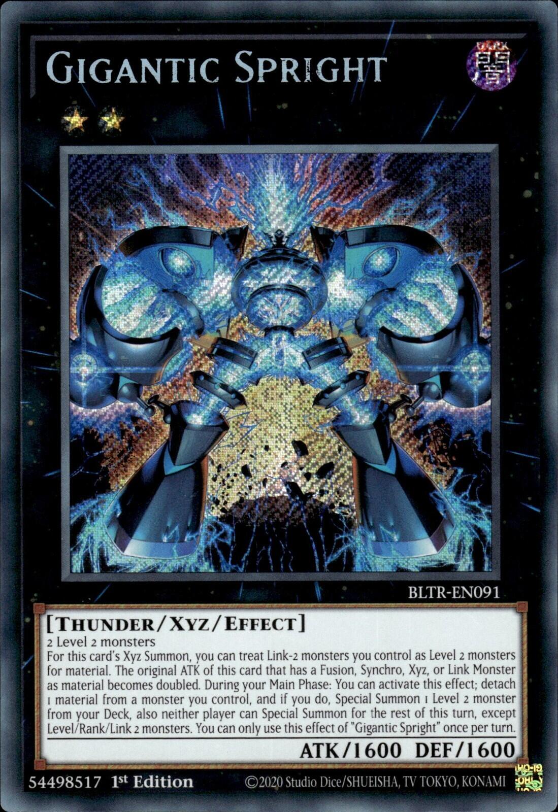 Gigantic Spright [BLTR-EN091] Secret Rare | Mega City Incorporated