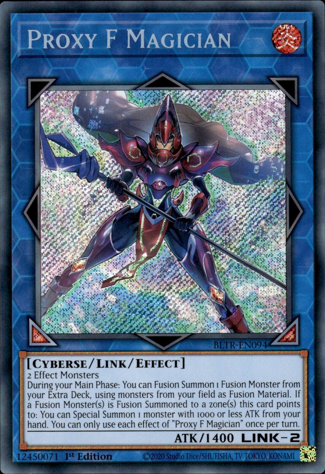 Proxy F Magician [BLTR-EN094] Secret Rare | Mega City Incorporated