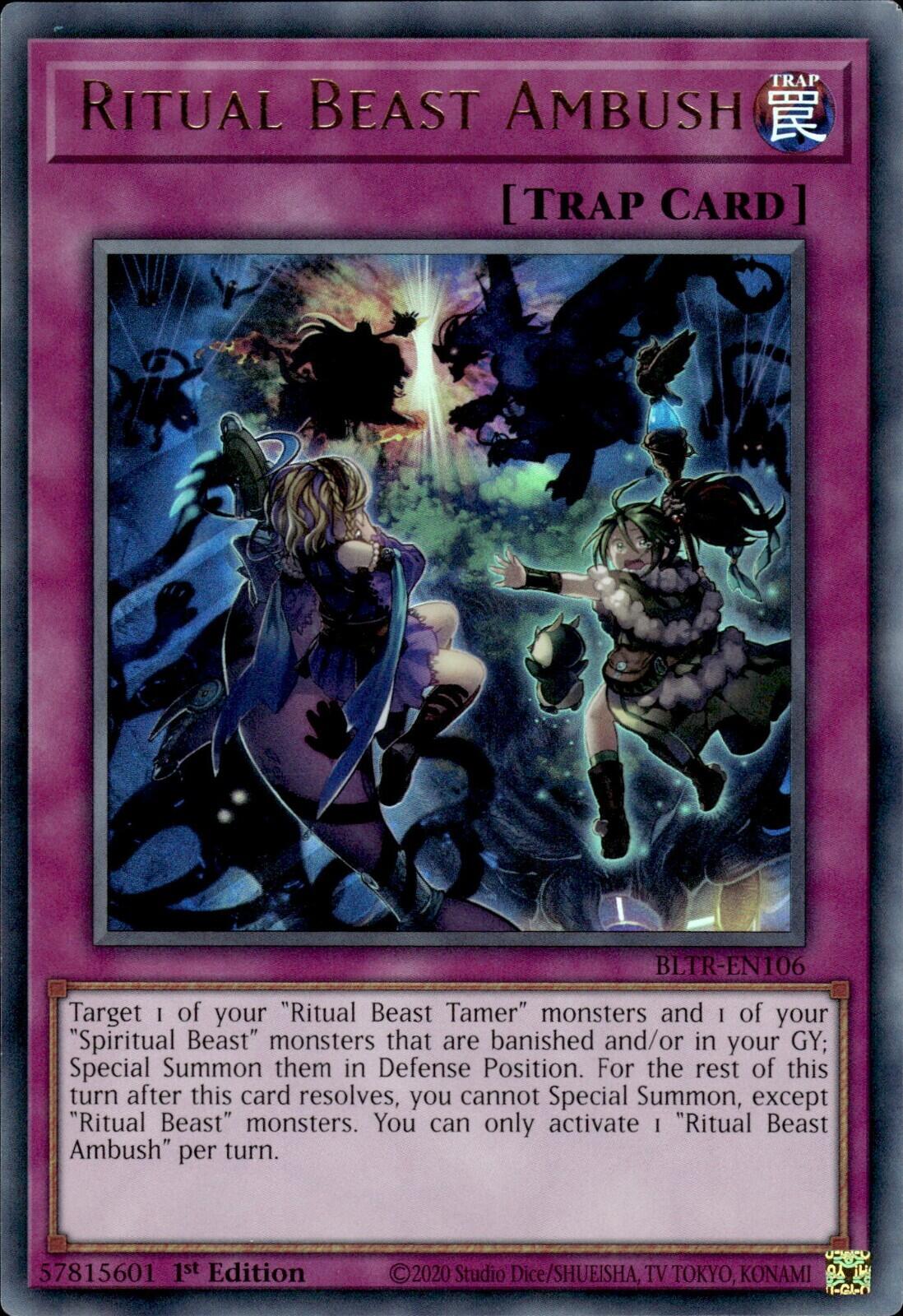 Ritual Beast Ambush [BLTR-EN106] Ultra Rare | Mega City Incorporated
