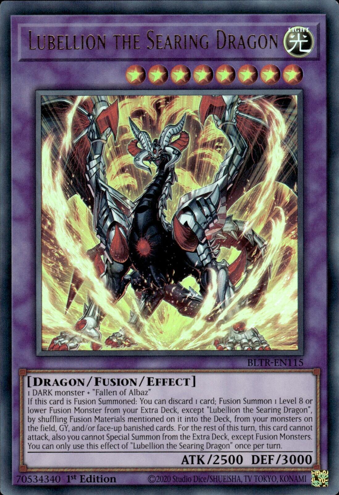 Lubellion the Searing Dragon [BLTR-EN115] Ultra Rare | Mega City Incorporated