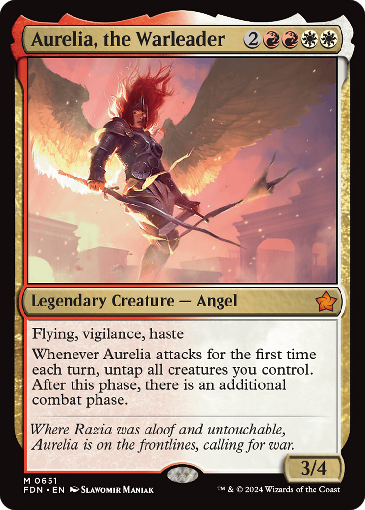 Aurelia, the Warleader [Foundations] | Mega City Incorporated