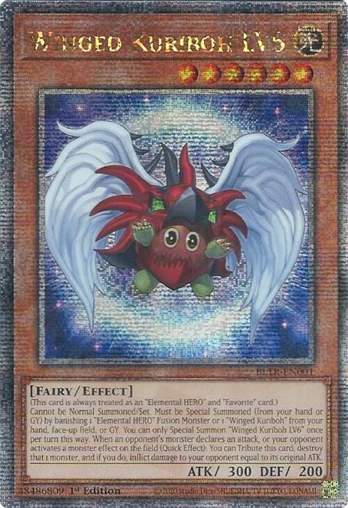 Winged Kuriboh LV6 (Quarter Century Secret Rare) [BLTR-EN001] Quarter Century Secret Rare | Mega City Incorporated