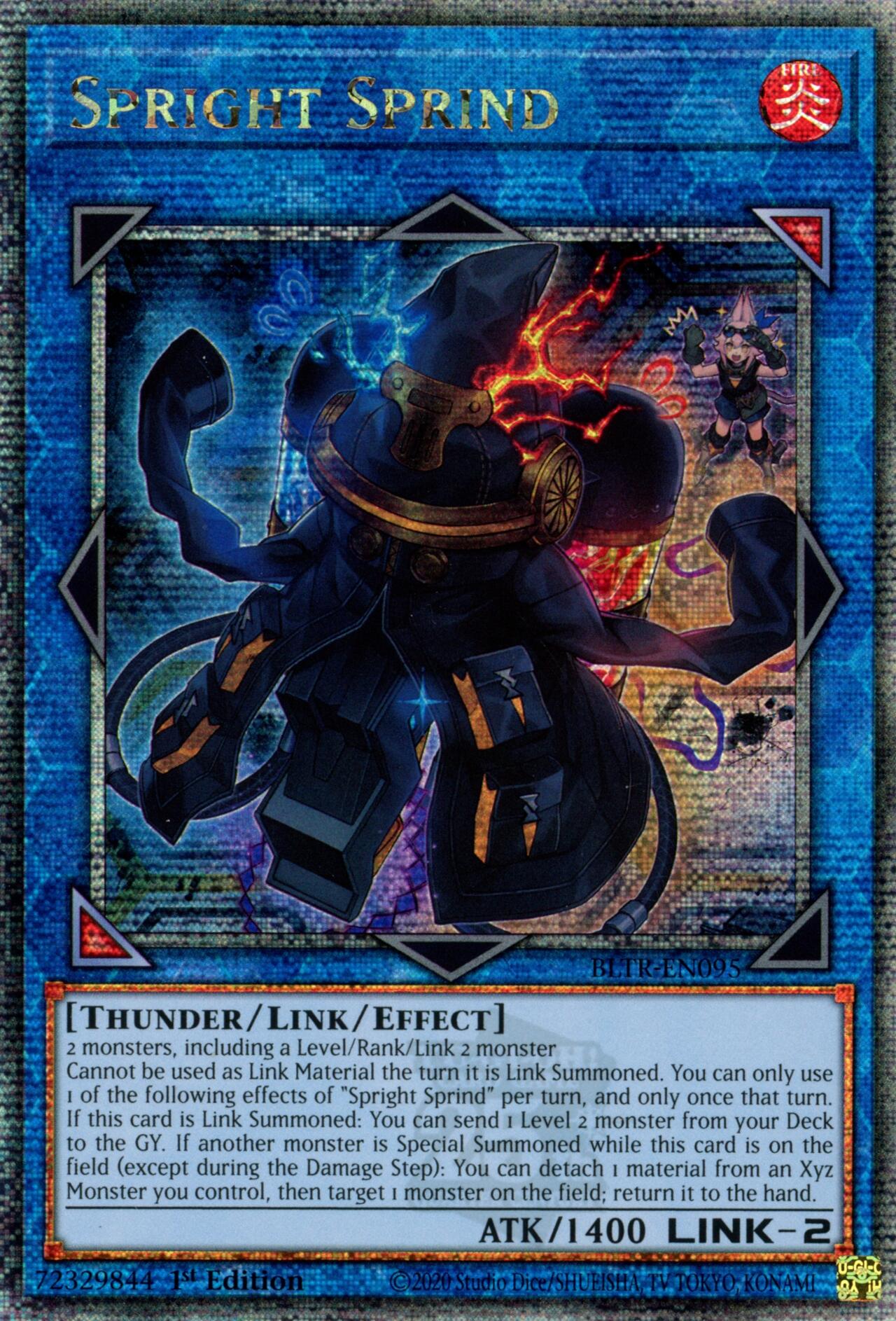 Spright Sprind (Quarter Century Secret Rare) [BLTR-EN095] Quarter Century Secret Rare | Mega City Incorporated