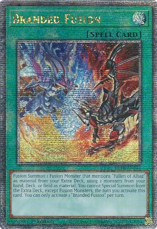 Branded Fusion (Quarter Century Secret Rare) [BLTR-EN111] Quarter Century Secret Rare | Mega City Incorporated