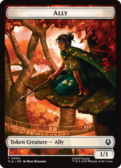Ally (0004) // Soldier (0011) Double-Sided Token [Avatar: The Last Airbender Tokens] | Mega City Incorporated