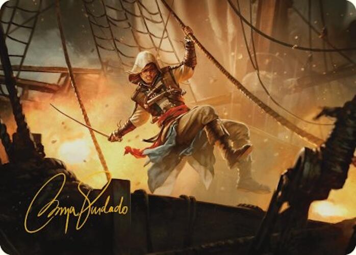 Edward Kenway Art Card (Gold-Stamped Signature) [Assassin's Creed Art Series] | Mega City Incorporated