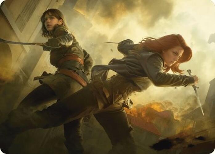 Mary Read and Anne Bonny Art Card [Assassin's Creed Art Series] | Mega City Incorporated