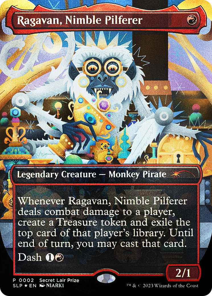 Ragavan, Nimble Pilferer (Borderless) [Secret Lair Showdown] | Mega City Incorporated