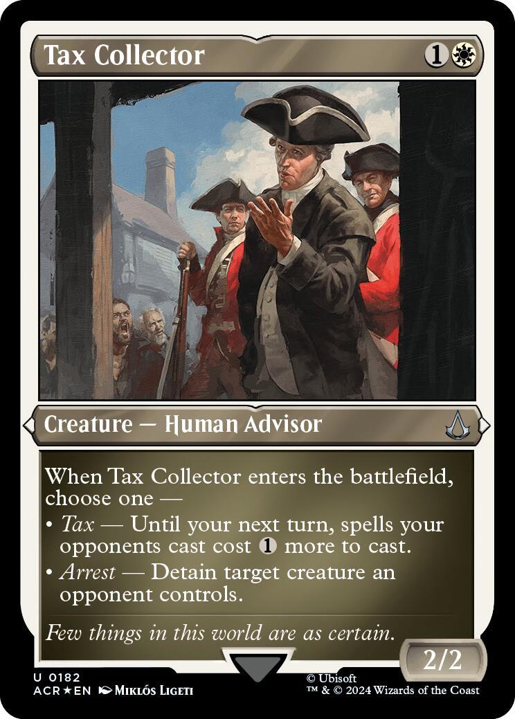 Tax Collector (Foil Etched) [Assassin's Creed] | Mega City Incorporated