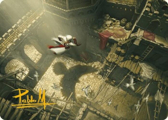 Rooftop Bypass Art Card (Gold-Stamped Signature) [Assassin's Creed Art Series] | Mega City Incorporated