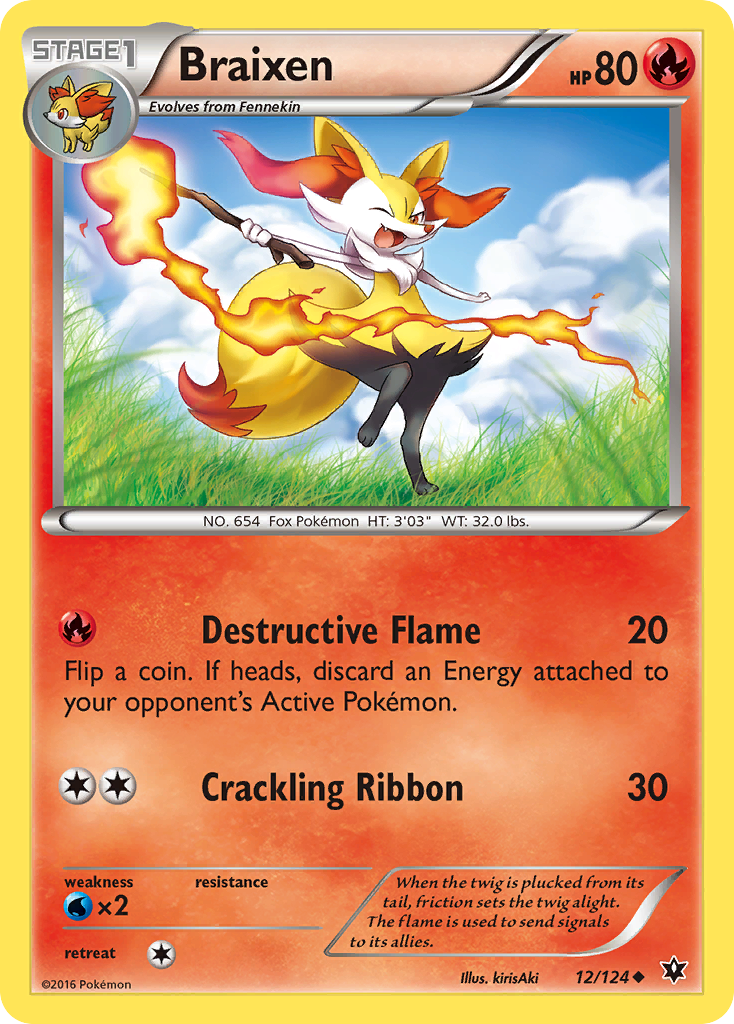 Braixen (12/124) [XY: Fates Collide] | Mega City Incorporated