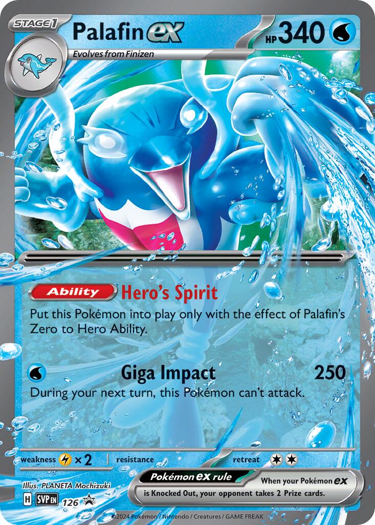 Palafin ex (126) [Scarlet & Violet: Black Star Promos] | Mega City Incorporated