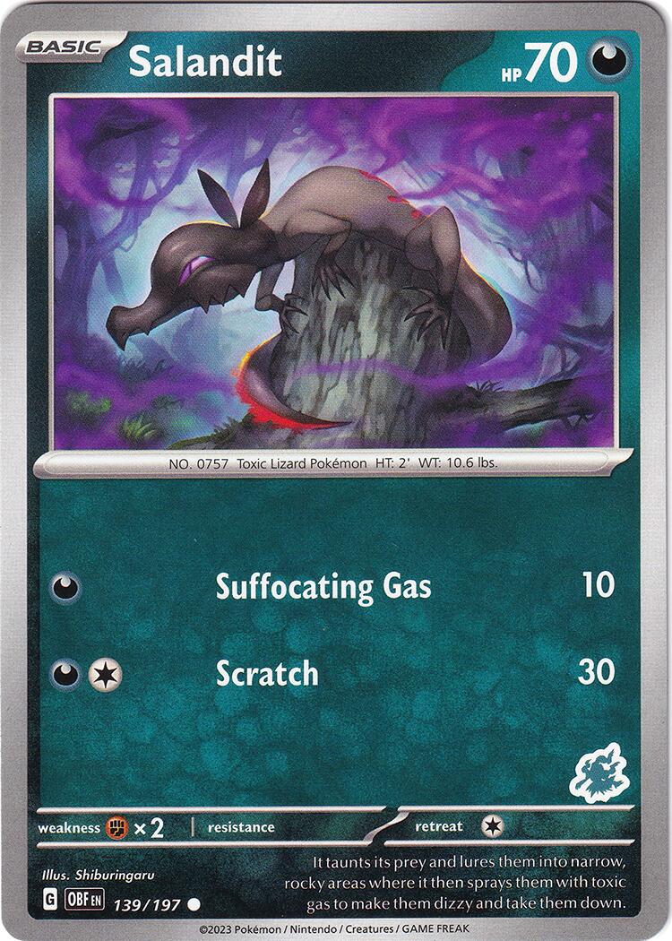 Salandit (139/197) (Darkrai Deck) [Battle Academy 2024] | Mega City Incorporated