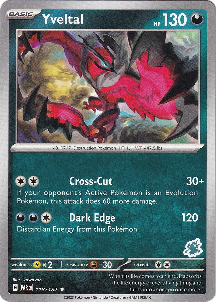 Yveltal (118/182) (Darkrai Deck) [Battle Academy 2024] | Mega City Incorporated