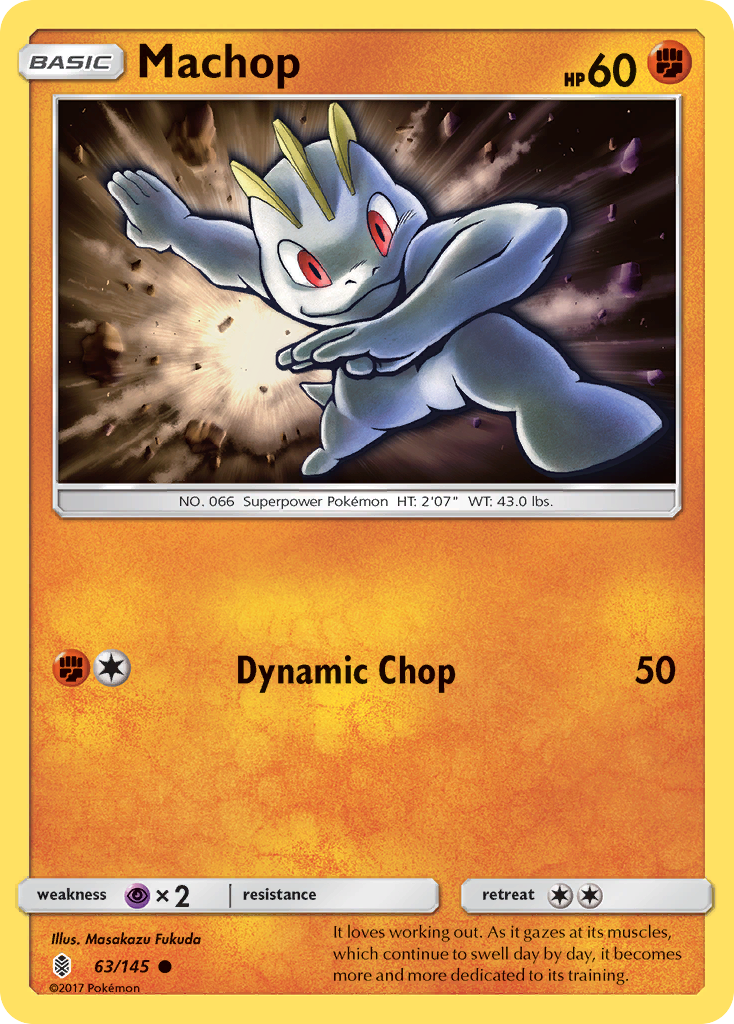 Machop (63/145) [Sun & Moon: Guardians Rising] | Mega City Incorporated