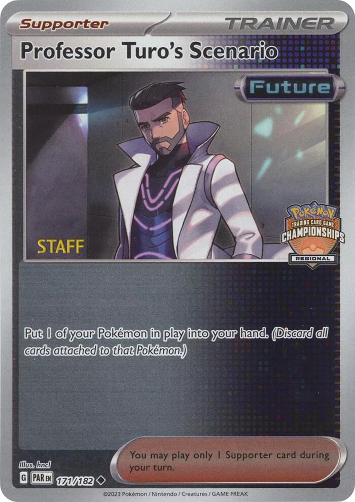 Professor Turo's Scenario (171/182) (2023 Regional Championships Staff) [League & Championship Cards] | Mega City Incorporated