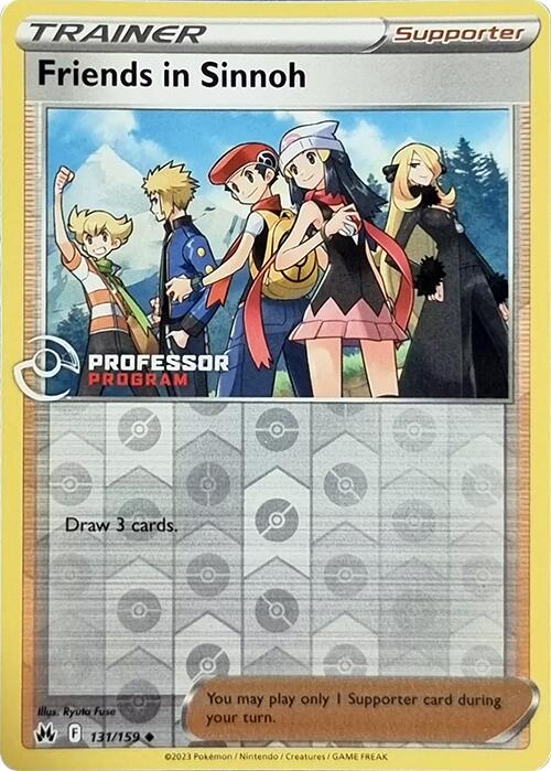 Friends in Sinnoh (131/159) (2023) [Professor Program Promos] | Mega City Incorporated