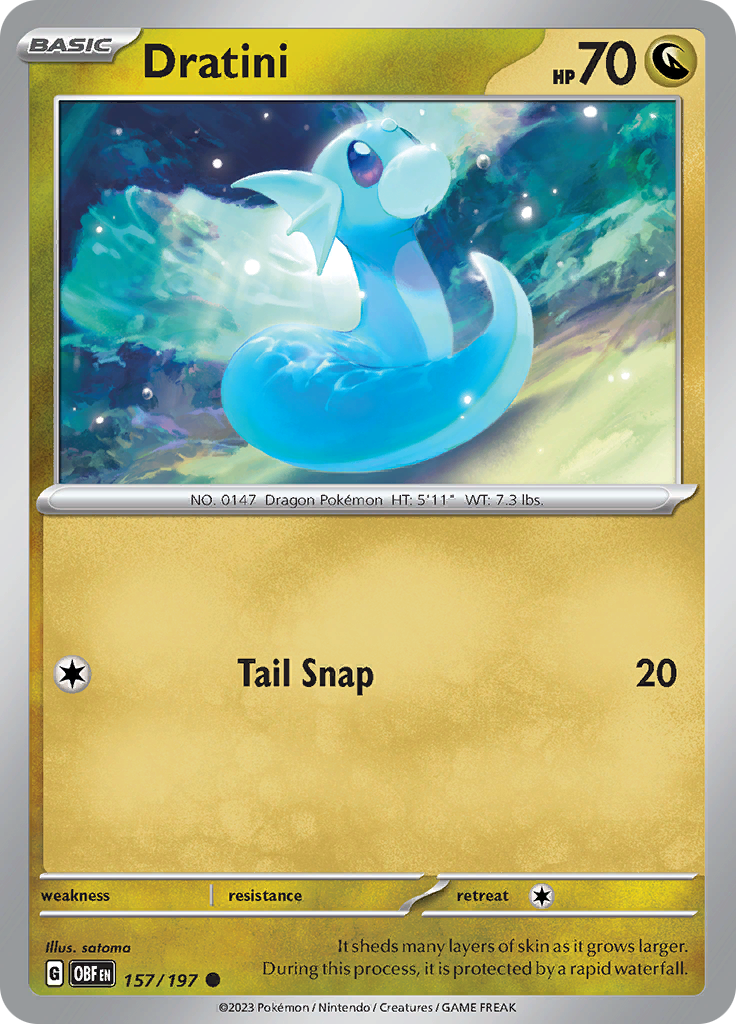 Dratini (157/197) [Scarlet & Violet: Obsidian Flames] | Mega City Incorporated