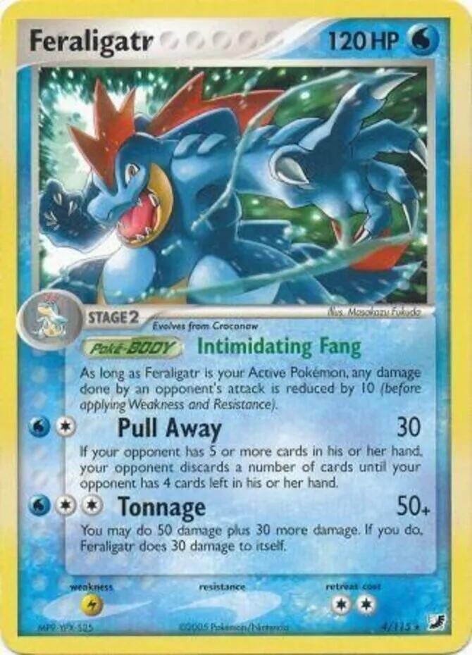 Feraligatr (4/115) (Theme Deck Exclusives) [EX: Unseen Forces] | Mega City Incorporated