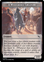 Assassin // A Mysterious Creature Double-Sided Token [Assassin's Creed Tokens] | Mega City Incorporated