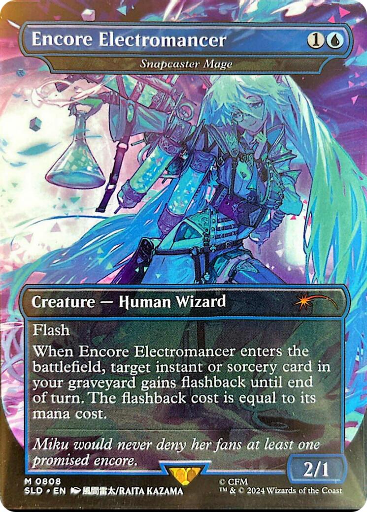 Encore Electromancer - Snapcaster Mage (Rainbow Foil) [Secret Lair Drop Series] | Mega City Incorporated