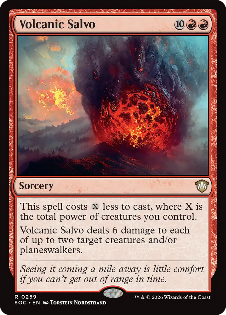 Volcanic Salvo [Secrets of Strixhaven Commander] | Mega City Incorporated