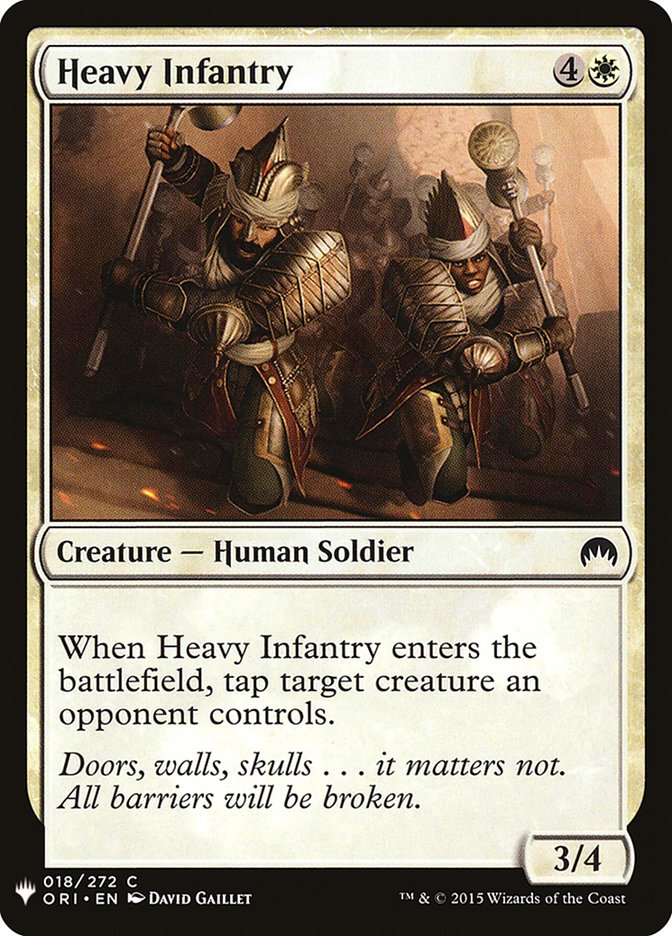 Heavy Infantry [Mystery Booster] | Mega City Incorporated