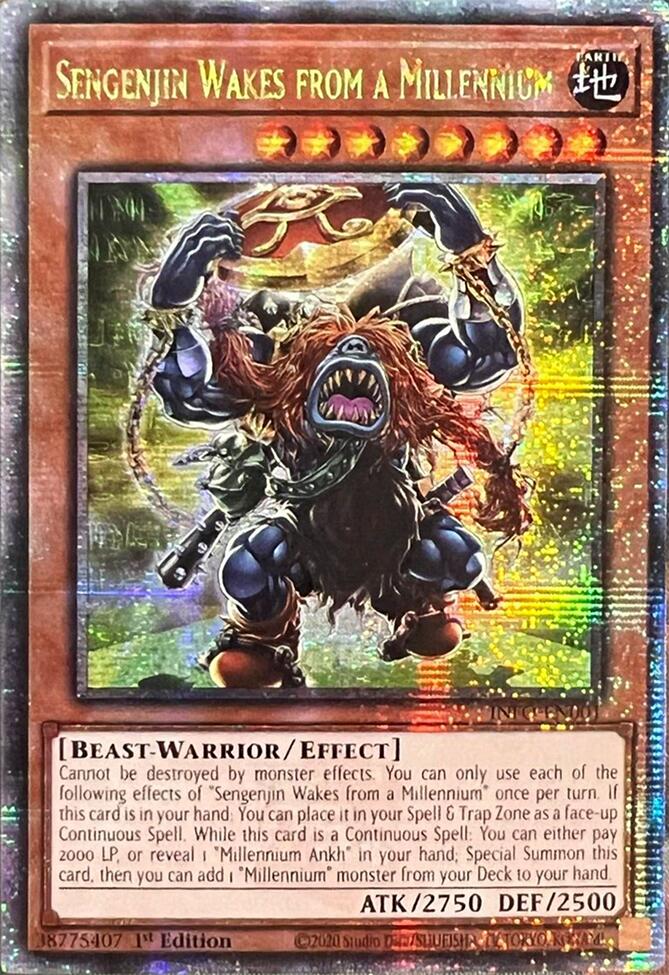 Sengenjin Wakes from a Millennium (Quarter Century Secret Rare) [INFO-EN001] Quarter Century Secret Rare | Mega City Incorporated