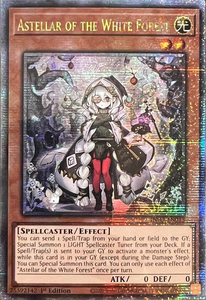 Astellar of the White Forest (Quarter Century Secret Rare) [INFO-EN013] Quarter Century Secret Rare | Mega City Incorporated