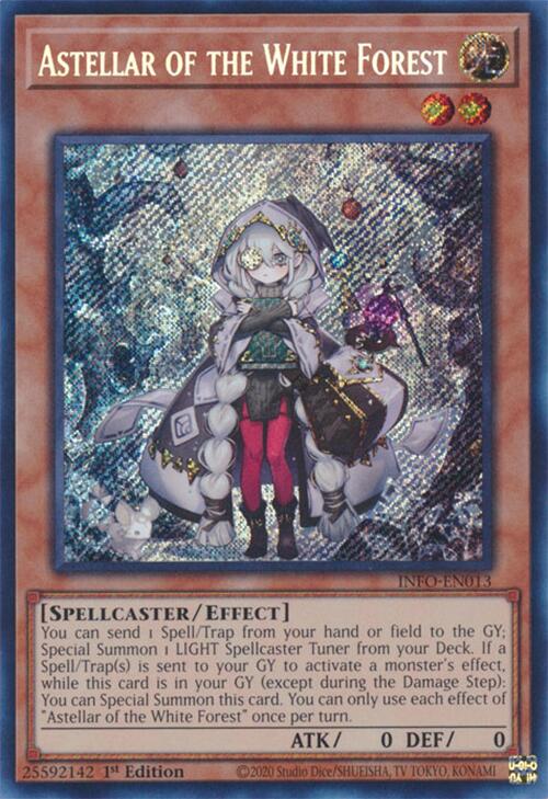 Astellar of the White Forest [INFO-EN013] Secret Rare | Mega City Incorporated