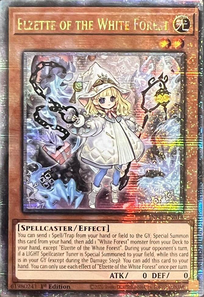 Elzette of the White Forest (Quarter Century Secret Rare) [INFO-EN014] Quarter Century Secret Rare | Mega City Incorporated