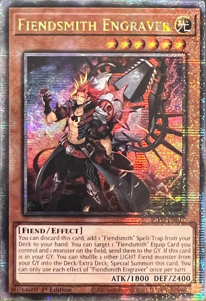 Fiendsmith Engraver (Quarter Century Secret Rare) [INFO-EN017] Quarter Century Secret Rare | Mega City Incorporated