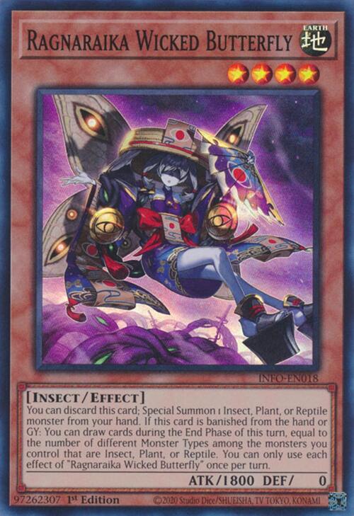 Ragnaraika Wicked Butterfly [INFO-EN018] Super Rare | Mega City Incorporated