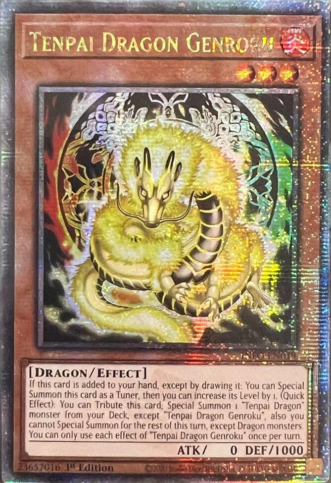 Tenpai Dragon Genroku (Quarter Century Secret Rare) [INFO-EN019] Quarter Century Secret Rare | Mega City Incorporated