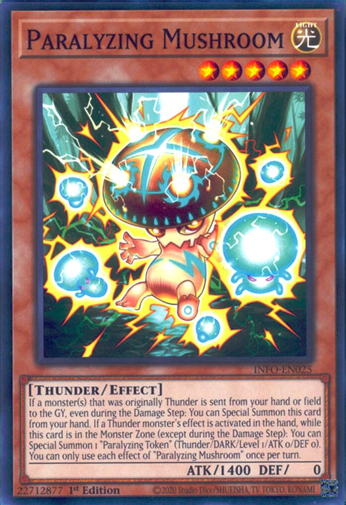 Paralyzing Mushroom [INFO-EN025] Common | Mega City Incorporated